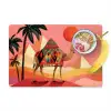 Kameel - Pyramides - Rode zon Placemat vinyl groot -zzzproduct_Kitchenyeah-website