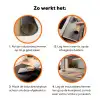 Panda - Pak - Zonnebril - Blauw Inductie beschermer vinyl 3mm klein -zzzzzzz-td-werking