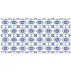 Modern - Patroon - Blauw - Roze Balkonbeschermer Duitsland klein 596 -zz_3d