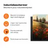 Klaprozen - Rood - Heuvels - Landschap Inductie beschermer vinyl 3mm klein -zzzzzzz-td-ups
