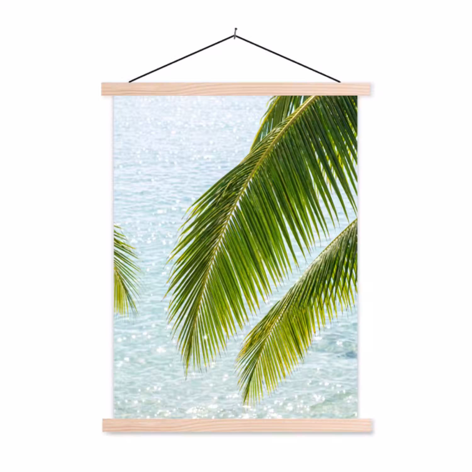 Hanging Poster - Tree - Leaves - Water - Tropical - Green