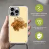 Strepen - Vis - Rond - Stekels Hoesje iPhone 16 Pro Max met koord klein -sfeer2_NL