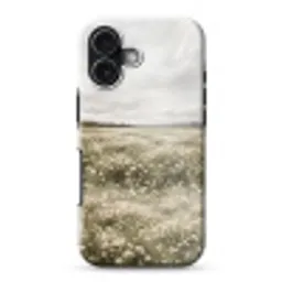 Illustratie - Landschap - Wit Toughcase MagSafe Apple iPhone 17 klein -3d