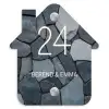 Donkergrijze stenen - Klassiek Naambord Huisje klein -3d