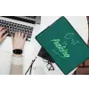 c'est la fucking vie - Groen - Handgeschreven laptophoes neopreen klein -bureau