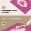 Girl power - Wolk - Roze Inductie beschemer met haakjes klein -ky-schoon-nl