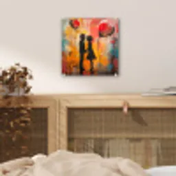 Street art - Liefde - Graffiti - Kunst - Banksy plexiglas 5mm klein -sfeer4