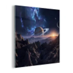 Fantasy - Kosmos - Landschap plexiglas 5mm klein -z3d
