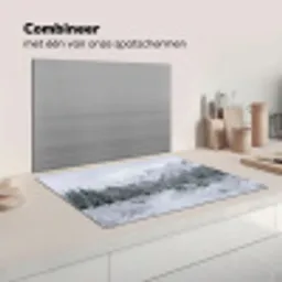 Weg - Bergen - Sneeuw - Naaldbos - Avontuurlijk Inductie beschermer vinyl 3mm klein -wsfeer7_website