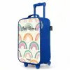 Regenbogen Kinderkoffer - Blauw klein -productfoto_schuin