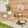 Koffie - Obessive Coffee Disorder - Beige Tuinposter op houten frame 2 cm dik klein -sfeer2