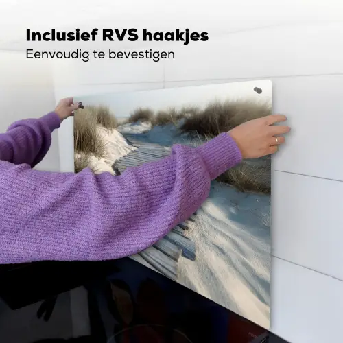 Pad - Planken - Duinen - Gras Inductie beschemer met haakjes middel -ky-ophangen-nl