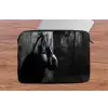 Bokshandschoenen - Muur - Duister - Zwart laptophoes neopreen klein -tafel