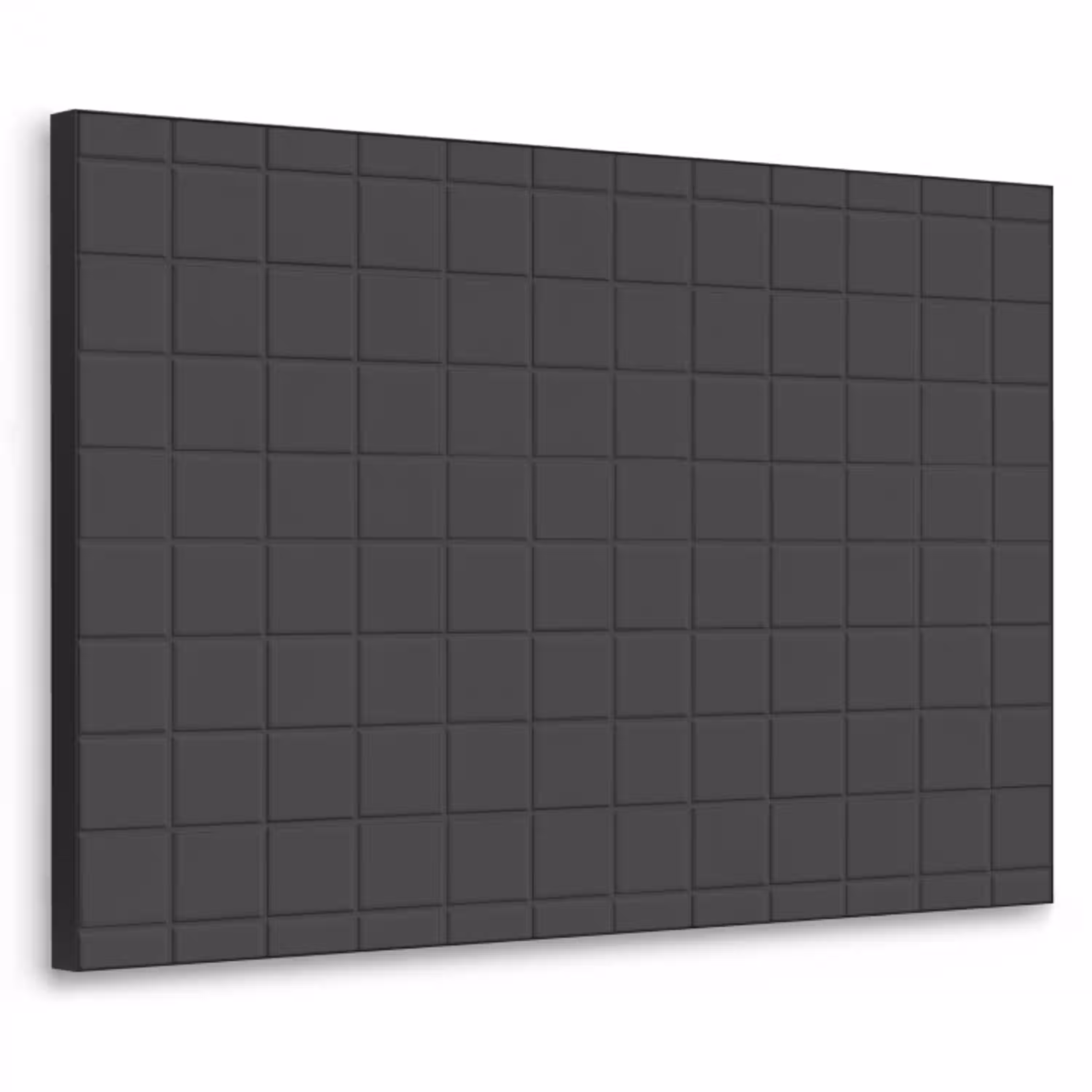 Patroon - Tegel - Antraciet Textielframe zwart klein 947 -3d
