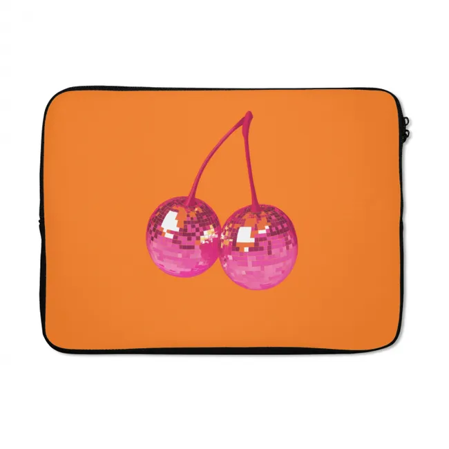 Laptop hülle - Discokugeln - Kirsche - Spiegel - Rosa