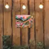 Rivier - Diepte - Bloemen tuinposter los doek klein -sfeer1