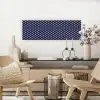 Oceaan - Schelp - Blauw - Wit canvas 2cm klein 828 -sfeer6