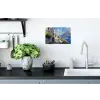 Trap - Huizen - Berglandschap - Zee Muursticker klein -keuken