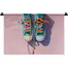 Sneakers - Veters - Kleurrijk - Schaduw Wandkleed katoen klein -zz3d