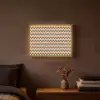 Retro - Disco - Golven - Kleur Light Box met batterij (Wandlamp) middel 907 -sfeer4