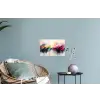 Dynamisch - Abstract - Kleurrijk - Zwart Muursticker klein -plant
