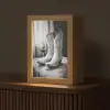 Wijn - Cowboylaarzen - Raamlicht - Wit Light Box met kabel (Tafellamp) klein -z3d_website