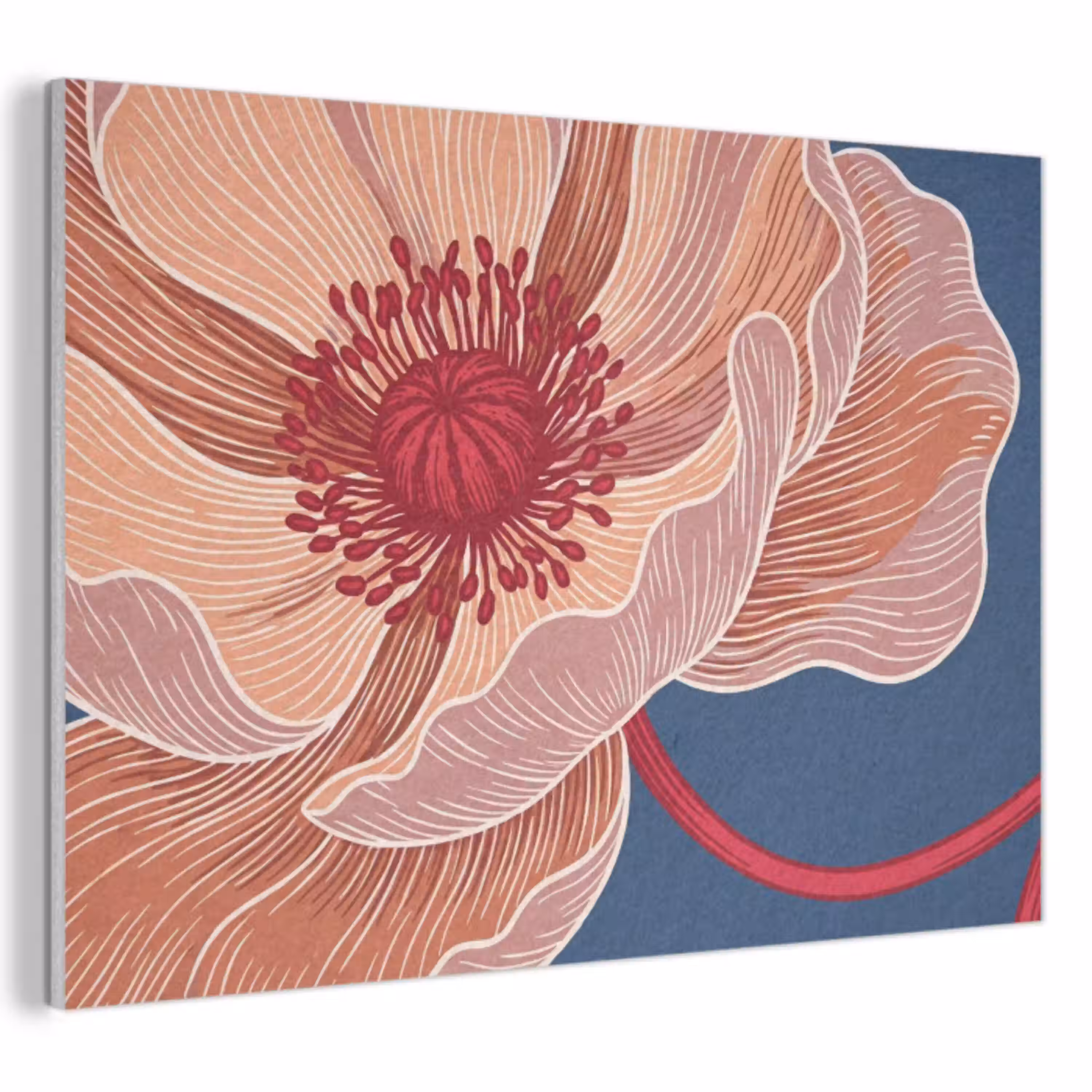 Bloemen - Modern - Abstract PET vilt klein -3d