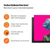 Man - Pak - Wolk - Roze Inductie beschermer vinyl 3mm klein -zzzzzzz-td-ups