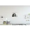 Tomaten - Chef - Zwart - Wit textielposter latten blank klein -kinderkamer