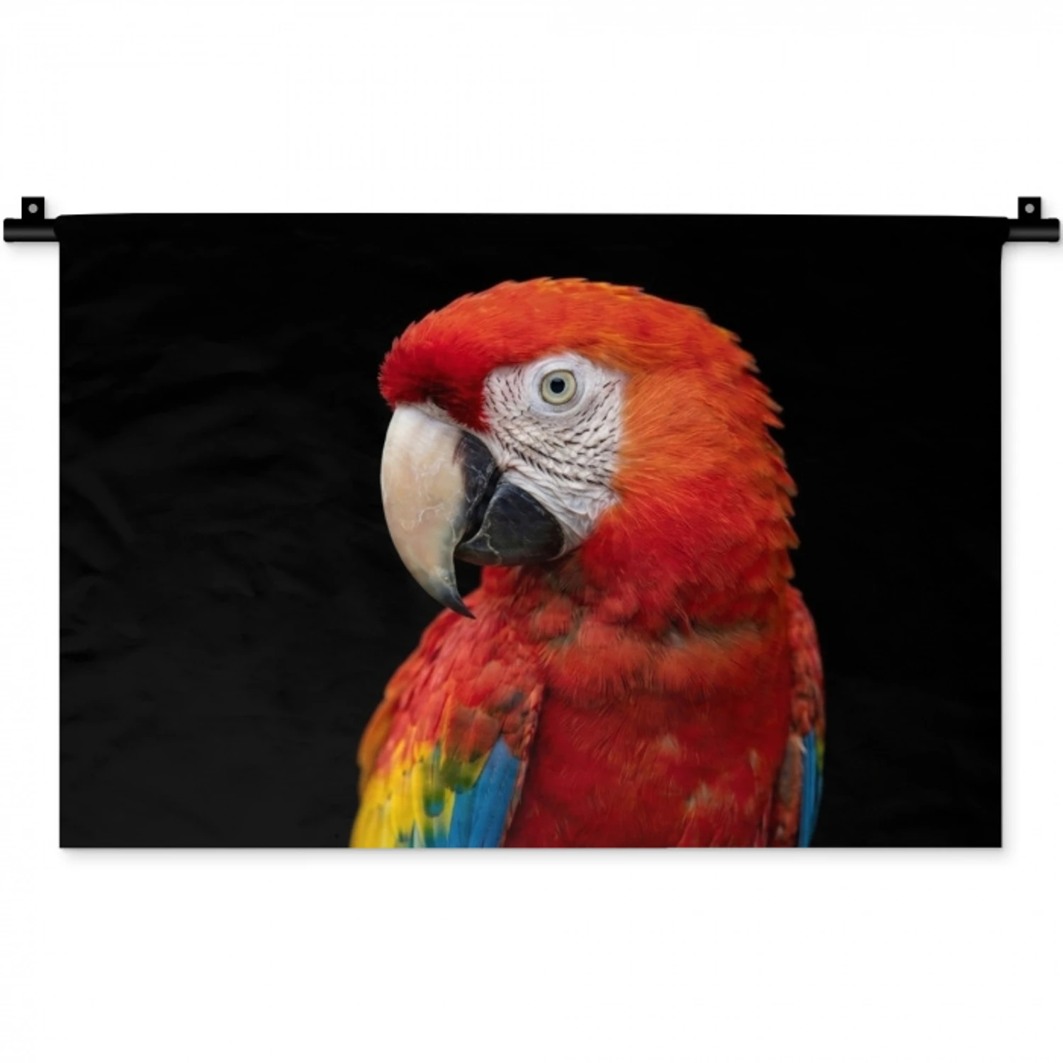 Ara - Portret - Rood Wandkleed katoen klein -zz3d