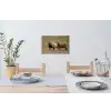 Schapen - Bruin - Wit - Grindpad Muursticker klein -eettafel