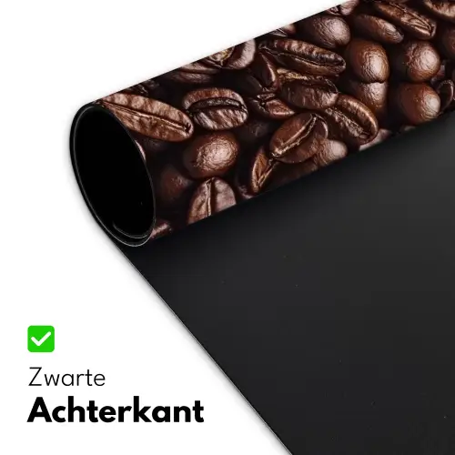 Bonen - Close-up - Donkerbruin Muismat XXL klein -sfeer2