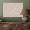 Strepen - Patroon - Terracotta PET vilt klein 837 -sfeer2
