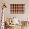 Plaid - Patroon - Vierkant - Bruin Wandkleed katoen klein 269 -wsfeer5_kind