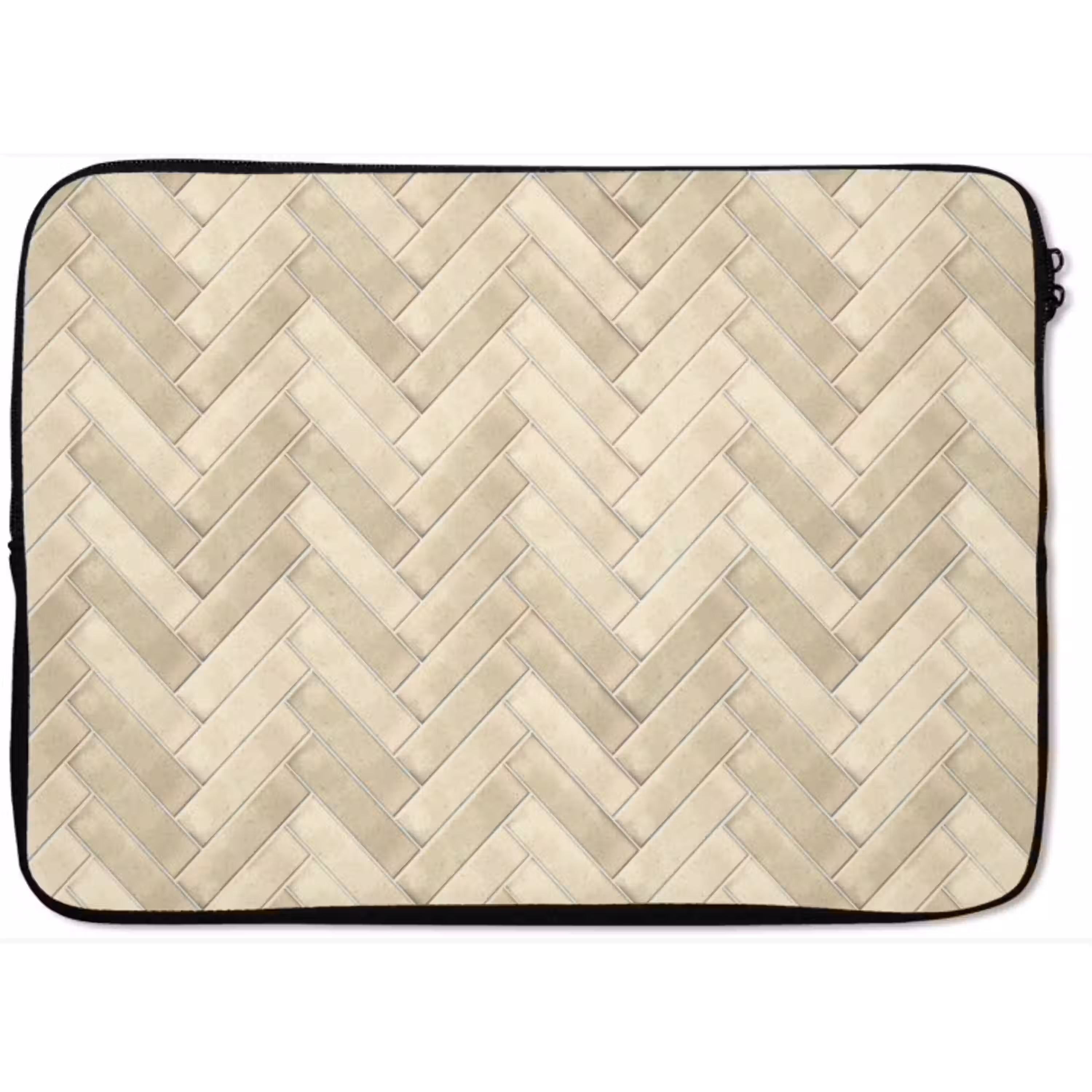 Visgraat - Wandtegel - Licht Beige laptophoes neopreen klein 279 -zkaufland3dotto