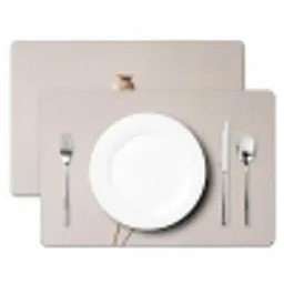 Papaverbollen - Droogbloemen - Minimalistisch - Beige - Rustig Placemat vinyl groot -zzsfeer2_Kitchenyeah-website