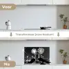 Vuurwerk - Proosten - Skyline - Champagne keuken achterwand spatscherm klein -voor_na_NL