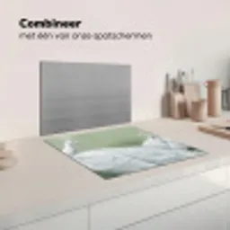 Pauwen - Wit - Natuur - Groen Inductie beschermer vinyl 3mm middel -wsfeer7_website