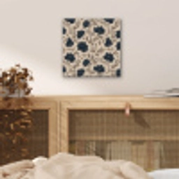 Motief - Bloemen - Zwart - Beige aluminium wit klein 46 -sfeer3