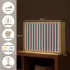 Verticale strepen - Groen - Roze Light Box met batterij (Wandlamp) middel 907 -USP_websiteoverzichtNL