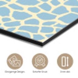 Giraf - Modern - Blauw aluminium wit klein 46 -closeup_DE
