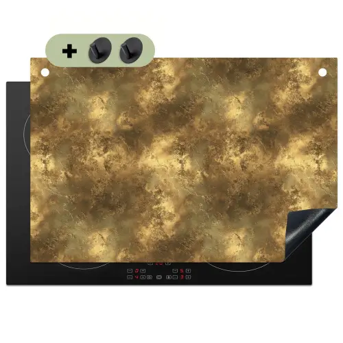 Antiek - Metaallook - Goud Inductie beschemer met haakjes klein 777 -3d