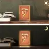 Pizza - Kaas - Rood - Pepperoni Light Box met kabel (Tafellamp) klein -sfeer3