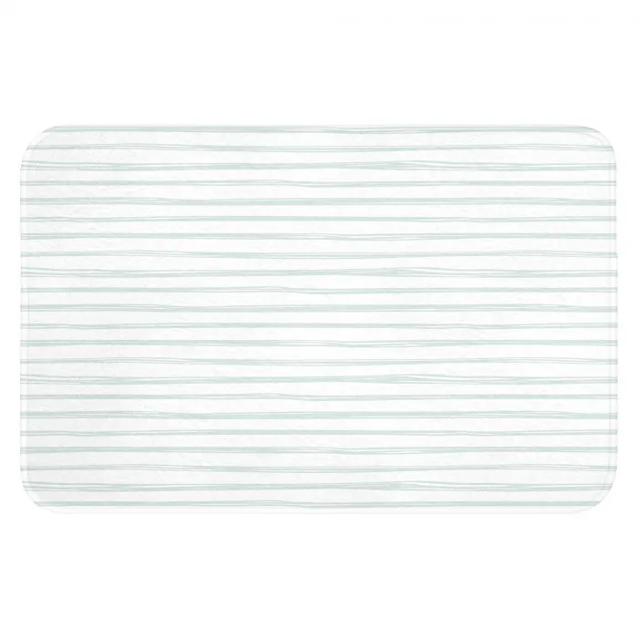 Groen - Strepen - Patroon WCmat klein 1009 -3d