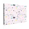 Terrazzo -  Patroon - Zacht - Snoep Tuinposter op houten frame 2 cm dik klein 845 -3d