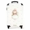 Ballerina prinses tussen beige stippen NBS - Handbagage koffer - Kinderen Unisex middel -productfoto_recht