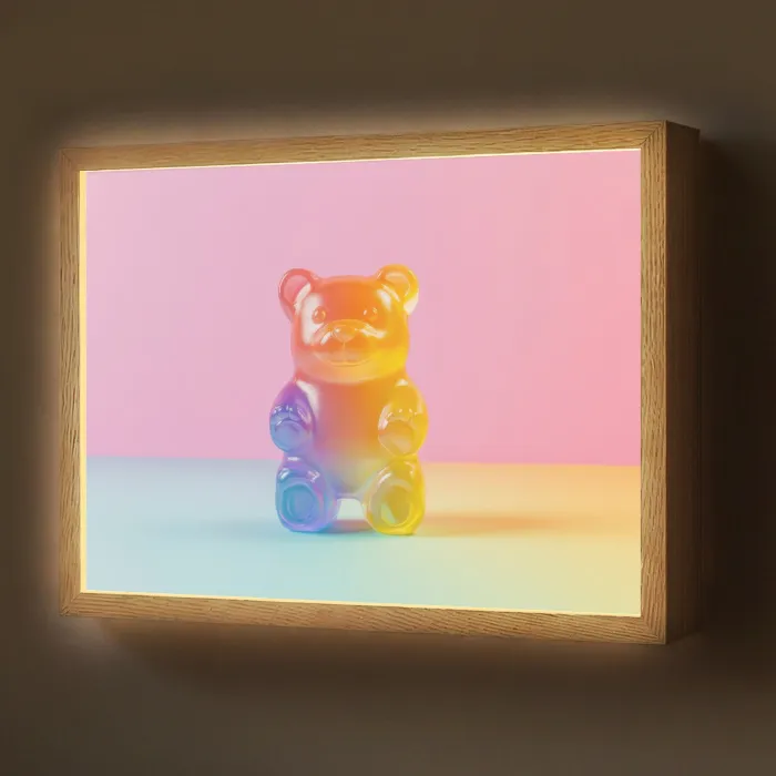 Pastel - Snoep Light Box met batterij (Wandlamp) middel -z3d_website