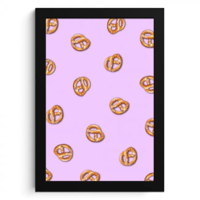 Pretzels - Eten - Paars KitchenYeah - Keuken - Fotolijst klein -3d