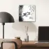 Eenden - Waterlelies - Riet - Zwart aluminium wit klein -sfeer5