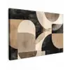 Abstract - Vormen - Modern - Beige canvas 2cm klein -z3d